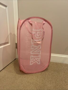 Victoria’s Secret pink light pink and white pop-up hamper